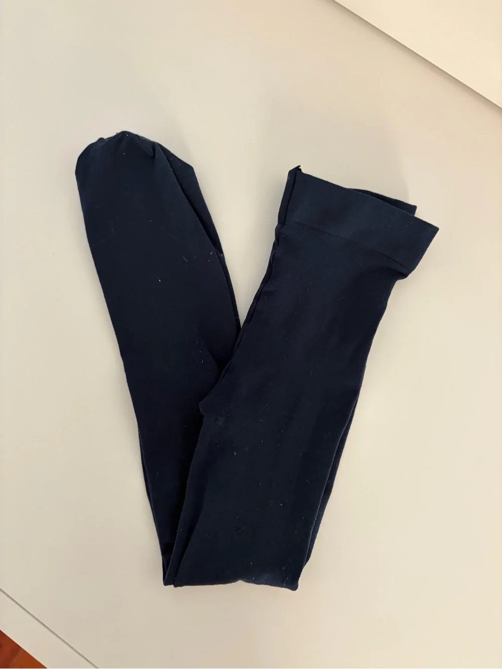 Janie and Jack navy blue tights size 4-5